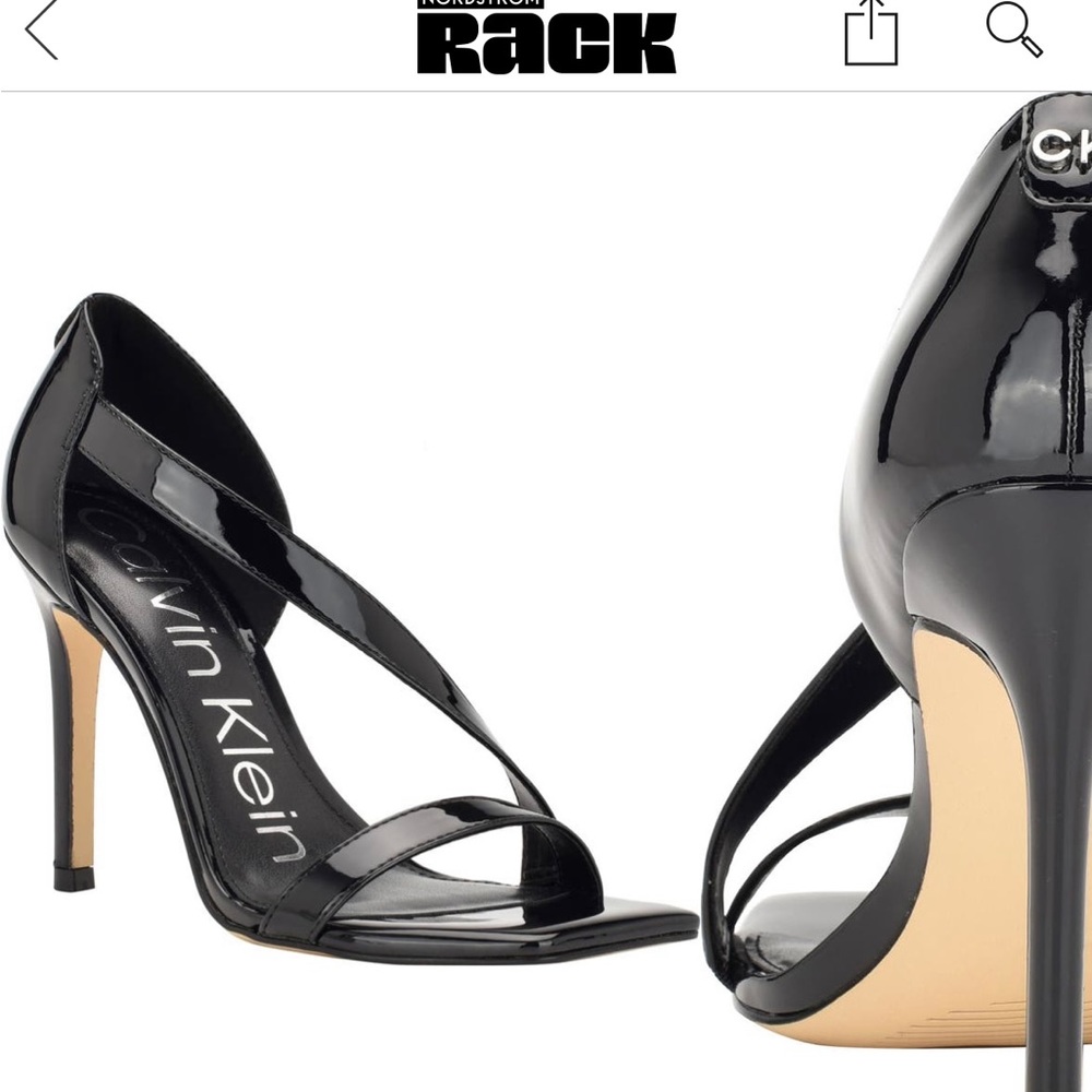 Calvin Klein 4” patent leather heels size 6 1/2